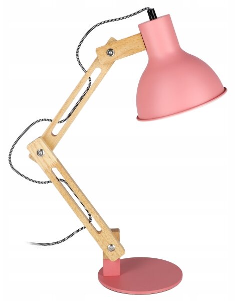 Lampada da tavolo 1xE27/40W/230V rosa