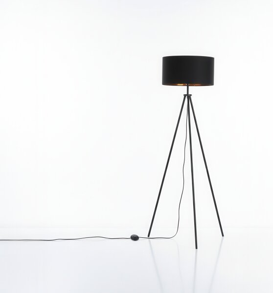 Lampada da terra 1xE27/40W/230V nera