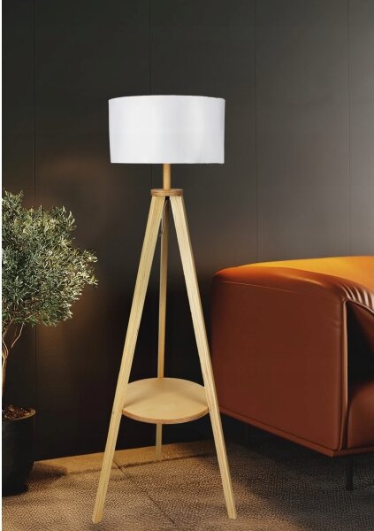 Lampada da terra 1xE27/40W/230V bianca