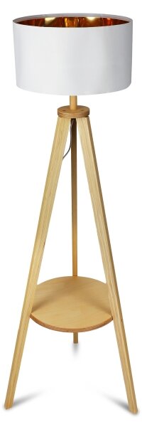 Lampada da terra 1xE27/40W/230V bianca
