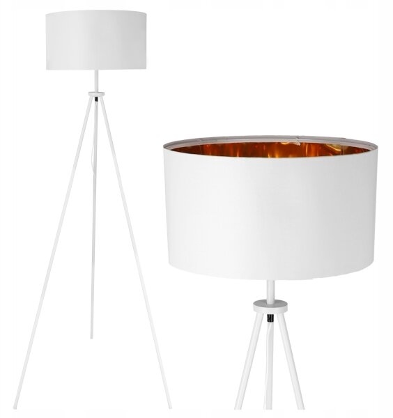 Lampada da terra 1xE27/40W/230V bianca