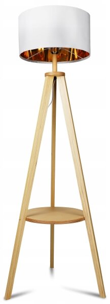 Lampada da terra 1xE27/40W/230V bianca