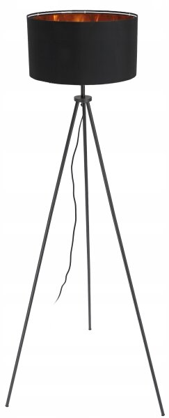 Lampada da terra 1xE27/40W/230V nera