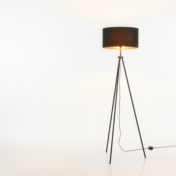 Lampada da terra 1xE27/40W/230V nera