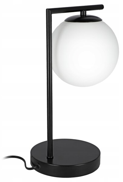 Lampada da tavolo 1xE27/40W/230V nero/bianco