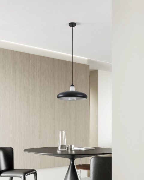 Eglo 99032 - Lampadario LED RGB dimmerabile a sospensione con filo TABANERA-C 1xE27/9W/230V