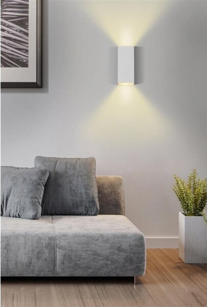 Searchlight 24126WH - Applique da parete DON 2xGU10/10W/230V bianco