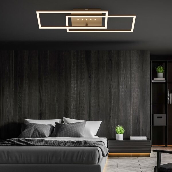 Brilo - Plafoniera dimmerabile LED/30W/230V 3000K marrone