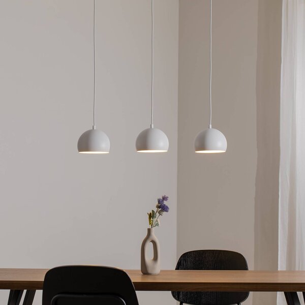 Lampada a sospensione Sool Luminex, dimmerabile, Bianco / Opale, Soggiorno / Sala da pranzo, Metallo, Lampada a sospensione