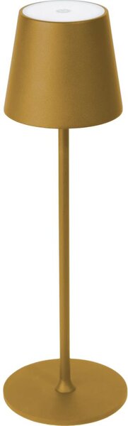 Lampada da tavolo LED da esterno dimmerabile LED/4W/4000 mAh 3000/4000/5500K IP44 oro