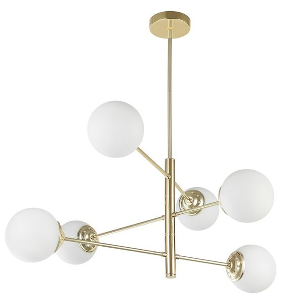 Lampada da soffitto a sfera oro FINO PRO W6