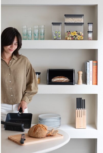 Cestino per pane in metallo Roll Top – Brabantia