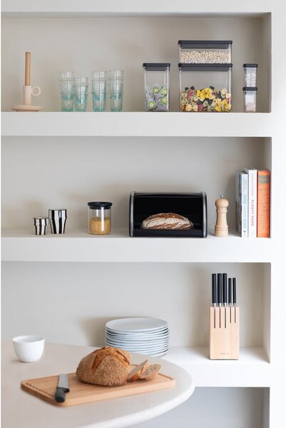 Cestino per pane in metallo Roll Top – Brabantia