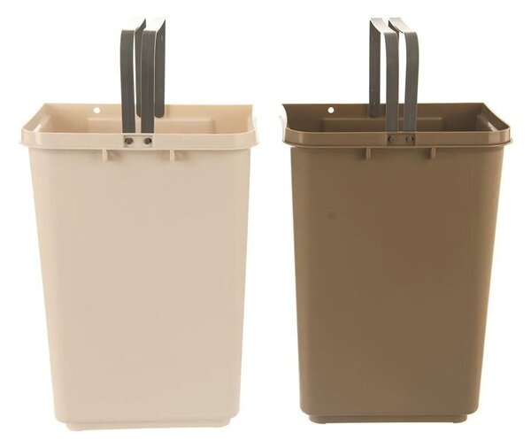 Bidone in plastica per rifiuti differenziati 20 l Duo Dust - Orion