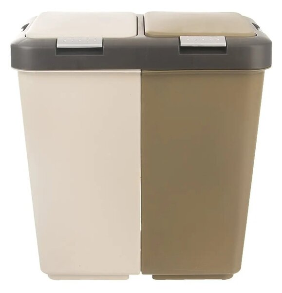 Bidone in plastica per rifiuti differenziati 20 l Duo Dust - Orion