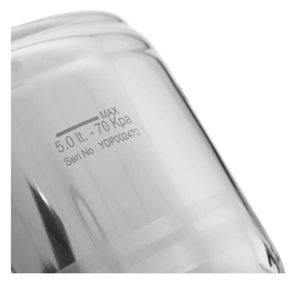 Pentola a pressione in acciaio inox con coperchio , 5 l Profi - Orion
