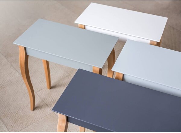 Tavolo consolle grigio 35x65 cm Lillo – Ragaba