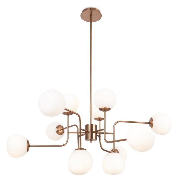 Maytoni MOD221PL-12G - Lampadario a sospensione con supporto rigido ERICH 12xE14/40W/230V rame