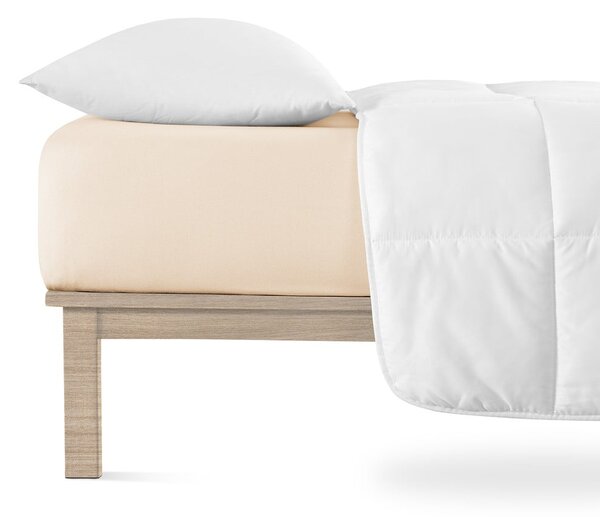 Lenzuolo elasticizzato in jersey beige 90x200 cm Boxspring - Andrea Simone