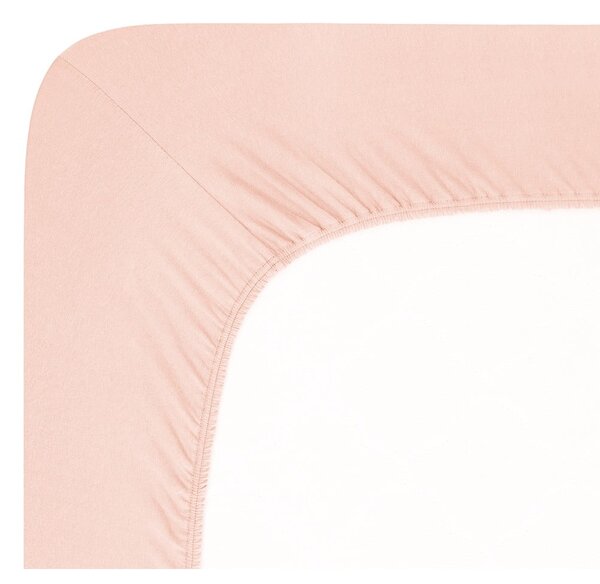Lenzuolo in jersey elasticizzato rosa chiaro 90x200 cm Boxspring - Andrea Simone