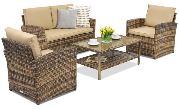 Mobili da giardino Monaco Coffee 4 Garden Point marrone