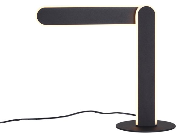 Lampada da tavolo di design nera con LED dimmerabile a 3 livelli - Gate
