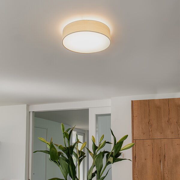 Plafoniera verde 40 cm incl. LED - Drum LED