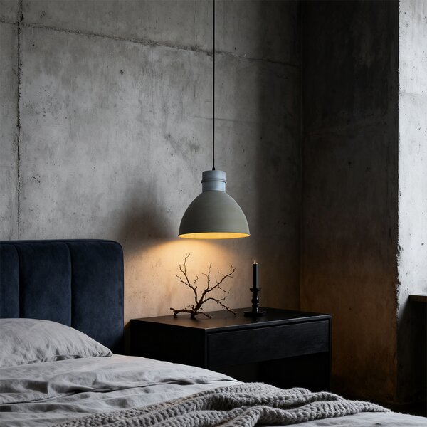 Lampada a sospensione stile country grigia - Dory