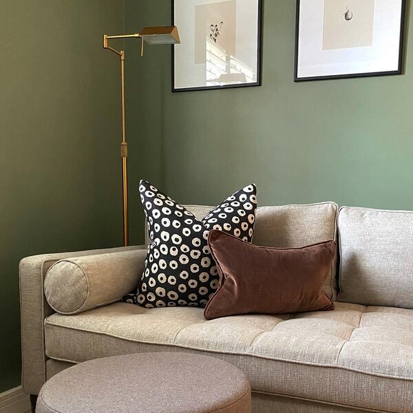 Lampada da terra in ottone con LED e dimmer touch - Notia