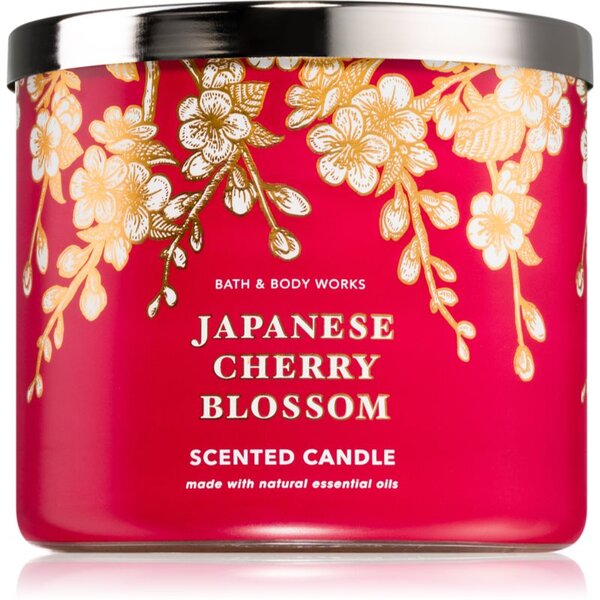 Bath & Body Works Japanese Cherry Blossom candela profumata III. 411 g