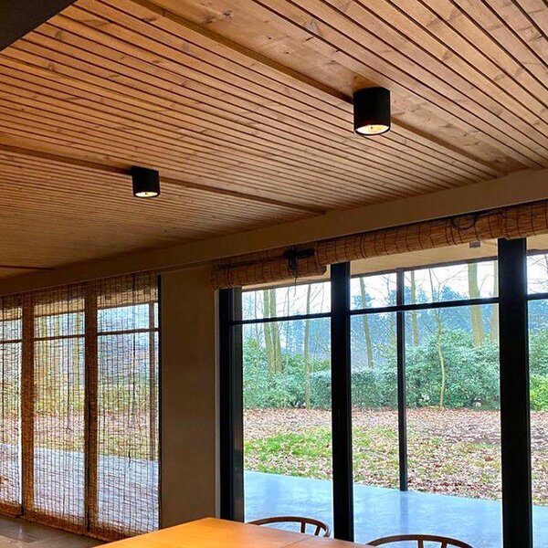 Faretto di design nero AR111 - Impact
