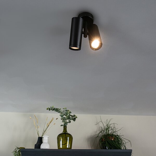 Faretto di design nero 2 luci - Scopio Honey