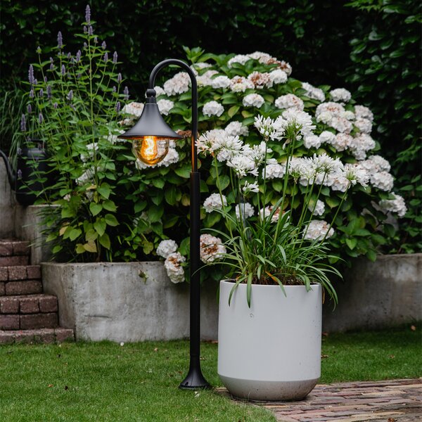 Lanterna da esterno classica nera 125 cm IP44 - Daphne