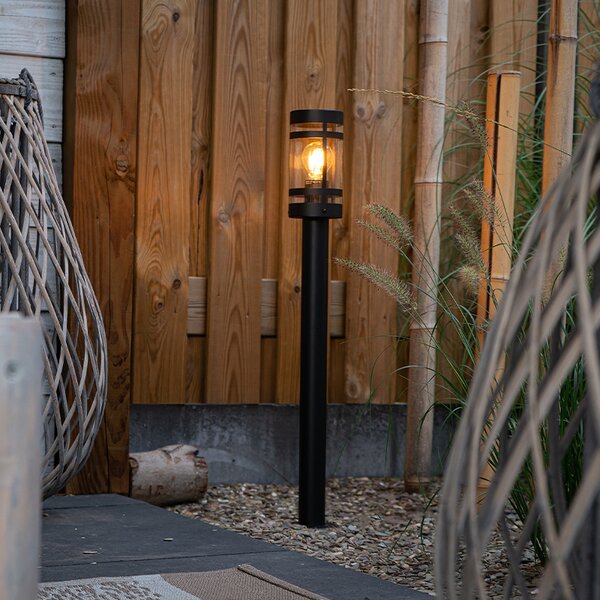 Lampioncino esterno moderna nero 80 cm IP44 - GLEAM