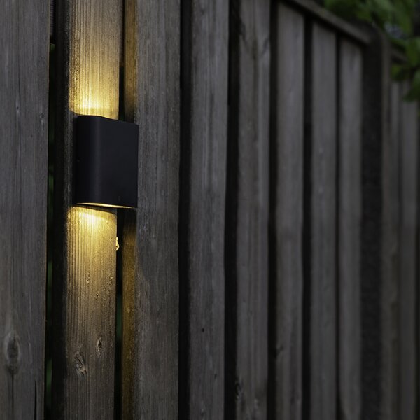 Applique antracite 11,5 cm con LED IP65 - Batt