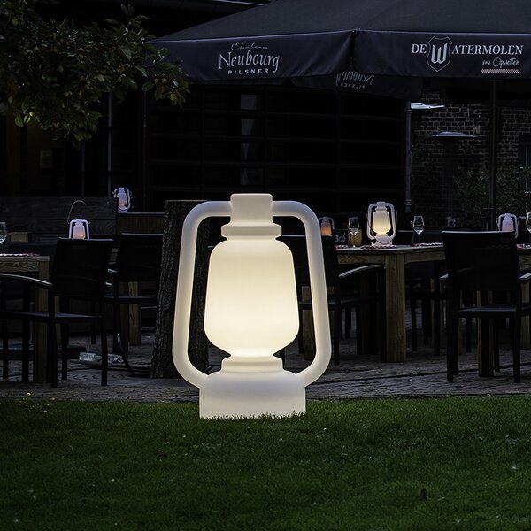 Lampada da terra bianca 110 cm IP44 - STORM Extra Large