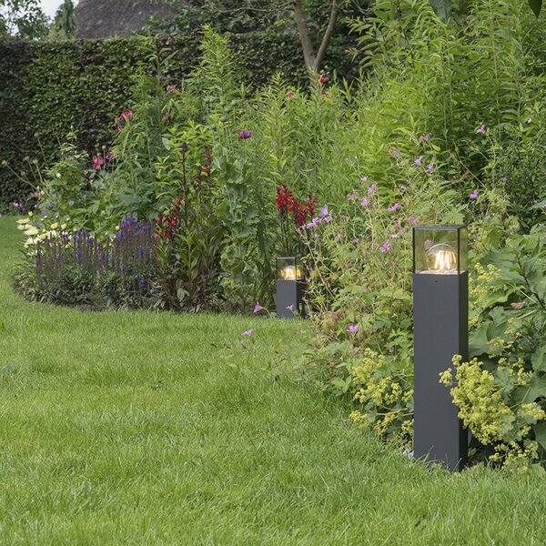 Lampada da esterno a stelo intelligente antracite 50 cm incl. Wifi P45 - Denmark