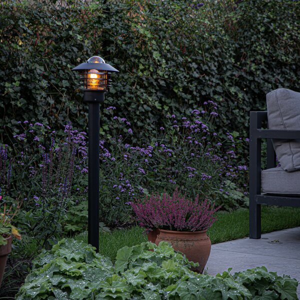 Lampada da esterno moderna nera 100 cm IP44 - Prato