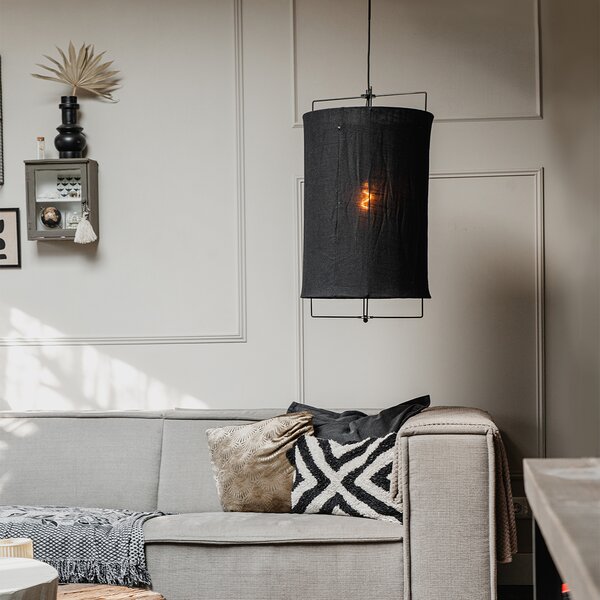 Lampada a sospensione di design nera - Rich