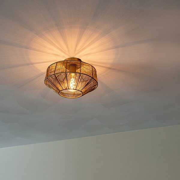 Plafoniera moderna in ottone 30 cm - Bolti