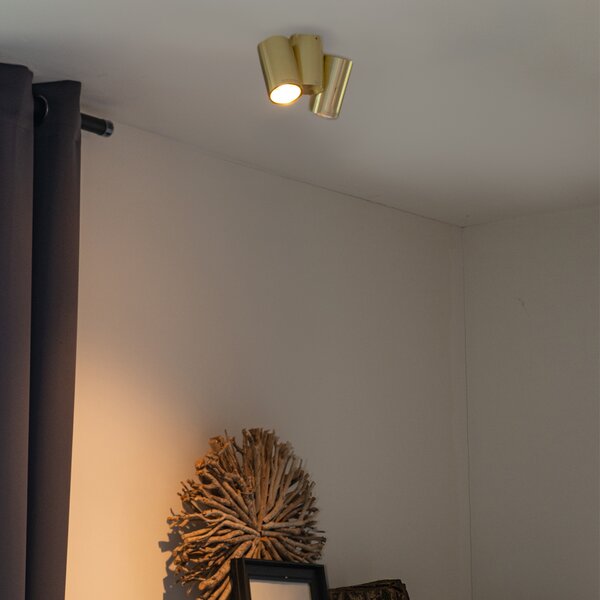 Faretto di design in ottone 2 luci orientabile - Michael