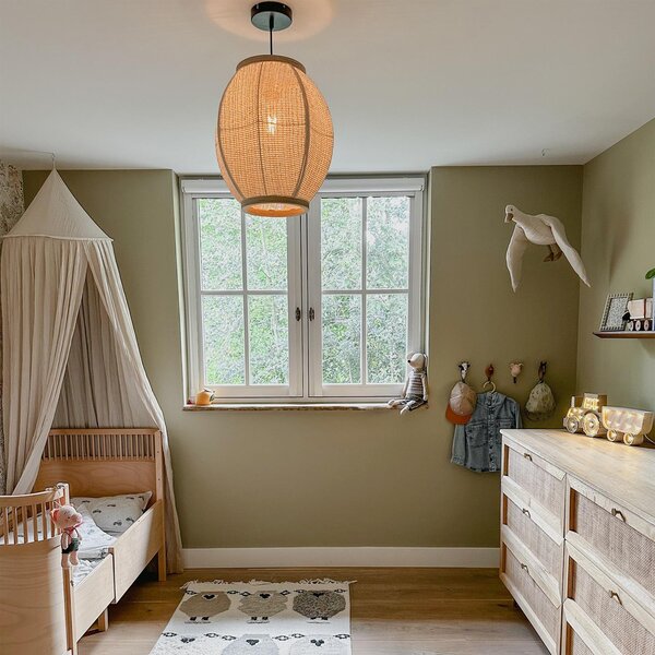Lampada a sospensione orientale naturale 35 cm - Rob