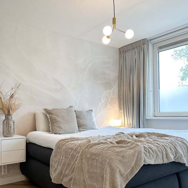 Lampada a sospensione Art Déco oro con vetro opale a 3 luci - Coby