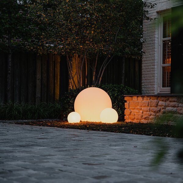 Lampada da esterno moderna bianca 25 cm IP65 - Nura