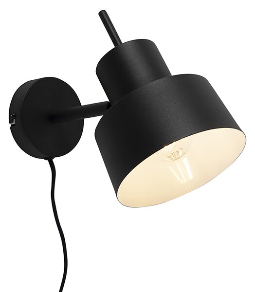 Lampada da parete Smart nera incl. Wifi A60 - Chappie