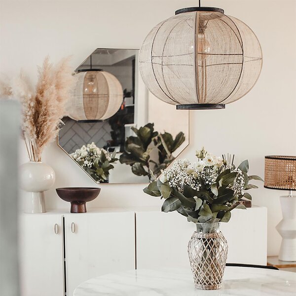 Lampada a sospensione smart marrone 48 cm con Wifi G95 - Rob
