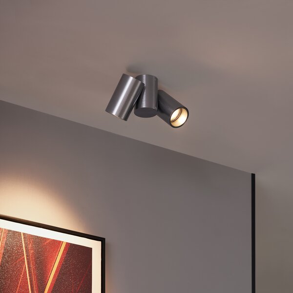 Faretto da incasso design canna di fucile GU10 50mm 2 luci orientabile - Michael