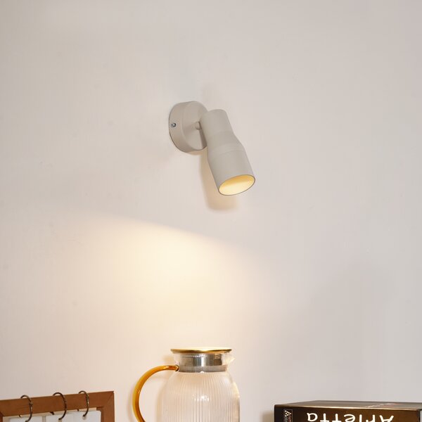 Faretto da soffitto moderno beige GU10 Ø50mm - Stanley