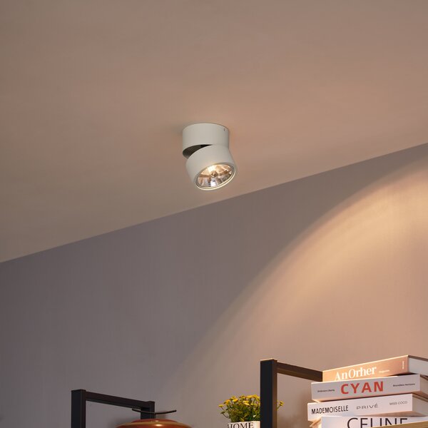 Faretto da soffitto moderno beige G9 girevole e orientabile - Go Nine