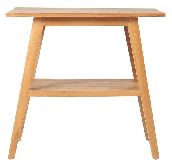 Pensile doppio per cucina da 80 cm con due ante finitura teak